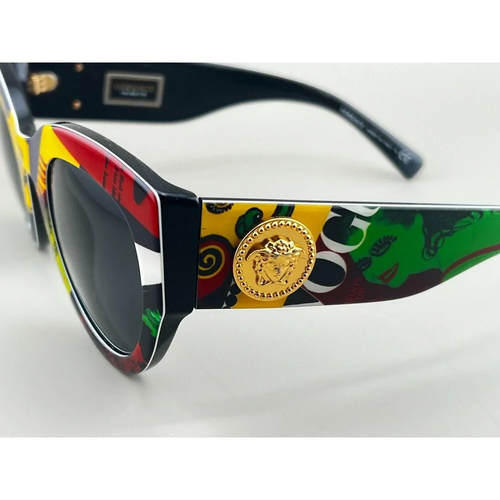 VERSACE Tribute Collection VOGUE 4353 Sunglasses Womens 51-26-140 ITALY Pop Art